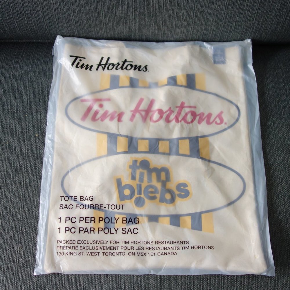 Tim Hortons Tim Biebs Limited Edition Tote Bag